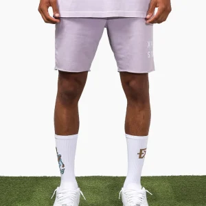 XPLCT Oversized Heren Korte Broek Paars
