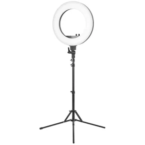 ACTIVESHOP Ringlicht Led 18 Inch Met 48W en Verstelbaar Statief Voor Make Up en Macrofotografie