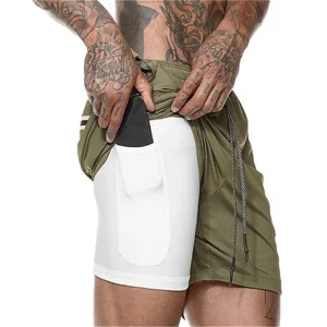 Hi Sports - 2-1 Sport Broek met Zak