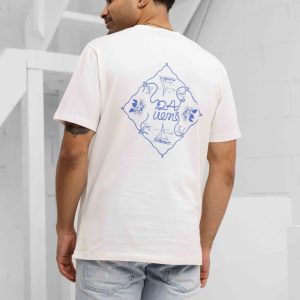 24 Uomo Riviera T-Shirt Heren Gebroken Wit
