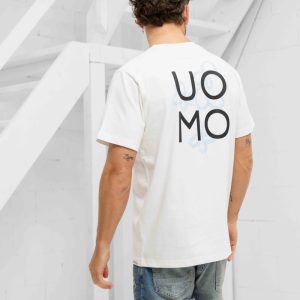 24 Uomo Flora 2.0 T-shirt Heren Off-White