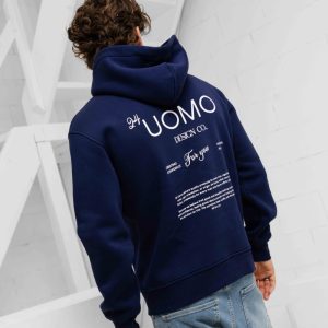 24 Uomo Club 2.0 Hoodie Heren Navy