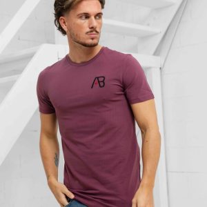 AB Lifestyle Essential T-Shirt Heren Paars