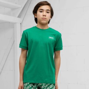 Kenzo Small Logo T-Shirt Kids Groen