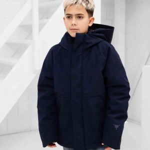Krakatau Winterjas Kids Donkerblauw