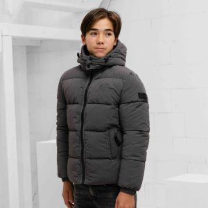 Malelions Donn Puffer Winterjas Kids Grijs
