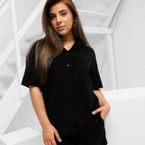 Malelions Limited Towelling Zomerset Dames Zwart