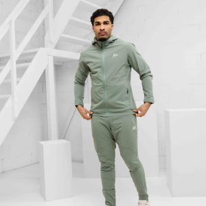 Malelions Sport Running Trainingspak Heren Lichtgroen