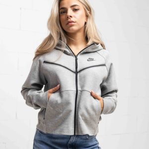 Nike Tech Fleece Trainingsjack Dames Grijs
