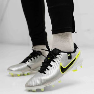 Nike Tiempo Legend 10 Academy FG/MG Voetbalschoenen Senior Grijs