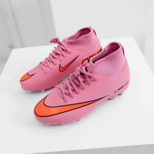 Nike Zoom Mercurial Superfly 10 Club FG/MG Voetbalschoenen Junior Roze