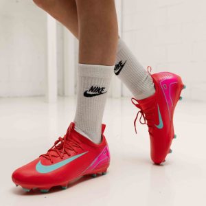 Nike Zoom Mercurial Vapor 16 Academy FG/MG Voetbalschoenen Junior Rood