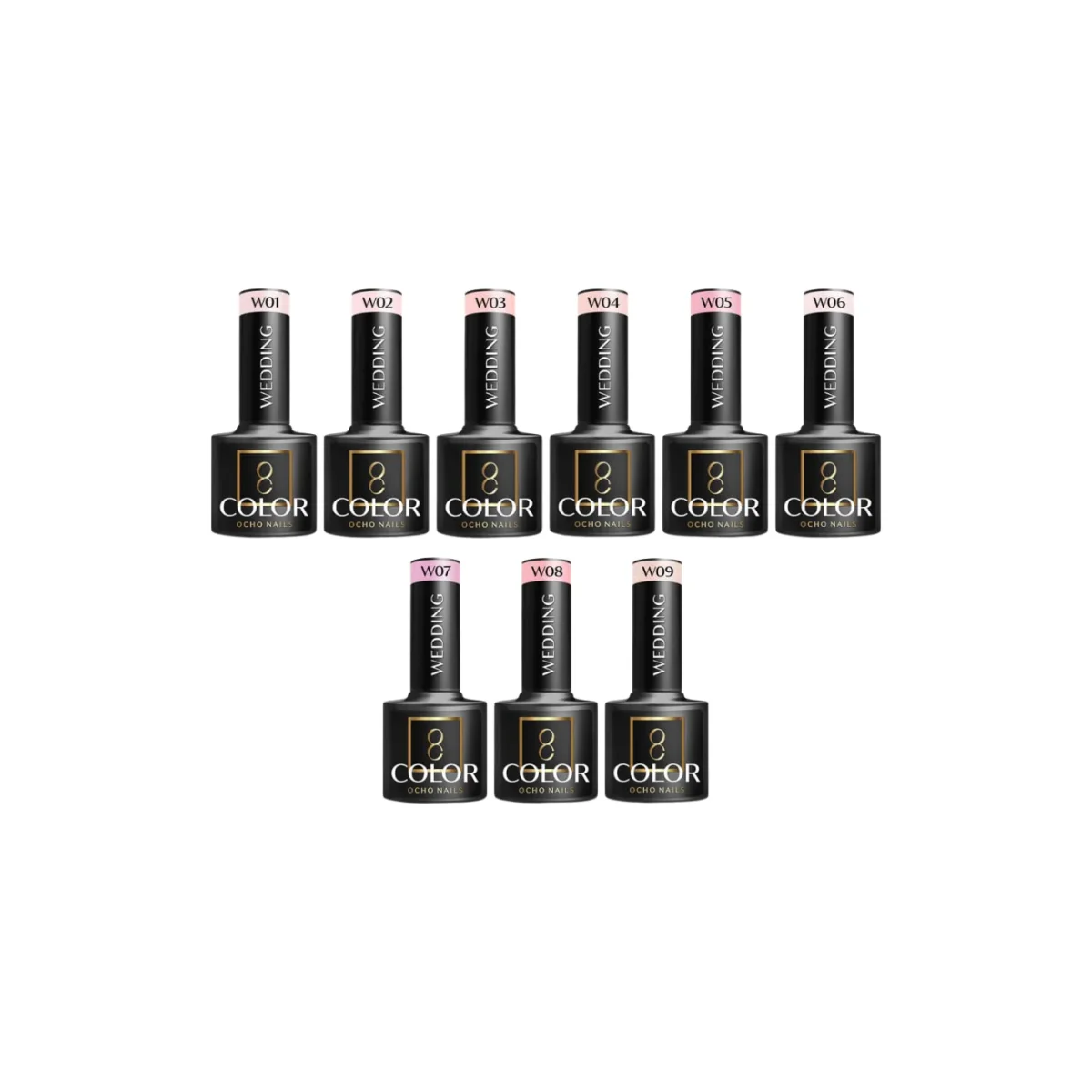 Ocho Nails W01 Professionele Hybride Bruidsnagellak - Roze UV Gellak - Wedding Nagellak 5 g - Afbeelding 4