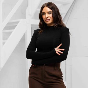 Unique The Label Isa Bodysuit Dames Zwart