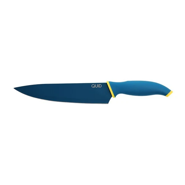 Quid Astral koksmes 20 cm RVS blauw/geel - Afbeelding 2