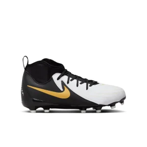 Nike Phantom Luna II Academy FG/MG Voetbalschoenen Junior Zwart