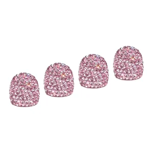 TT-products ventieldoppen Pink Diamond 4 stuks roze